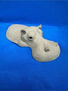 Vintage Delfino-Hippo Sculpture-Artist Signed 1976-Excellent Condition